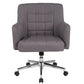 Laone Home and Office Upholstered Mid-Back Chair in Beige Fabric [BT-1176-BGE-F-GG] A-Z Store Nadia