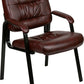 Black LeatherSoft Antimicrobial / Antibacterial Medical Side Chair with Black Metal Frame [BT-1404-ANTI-BK-GG] A-Z Store Nadia