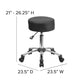 Medical Ergonomic Stool with Chrome Base [BT-191-1-GG] A-Z Store Nadia