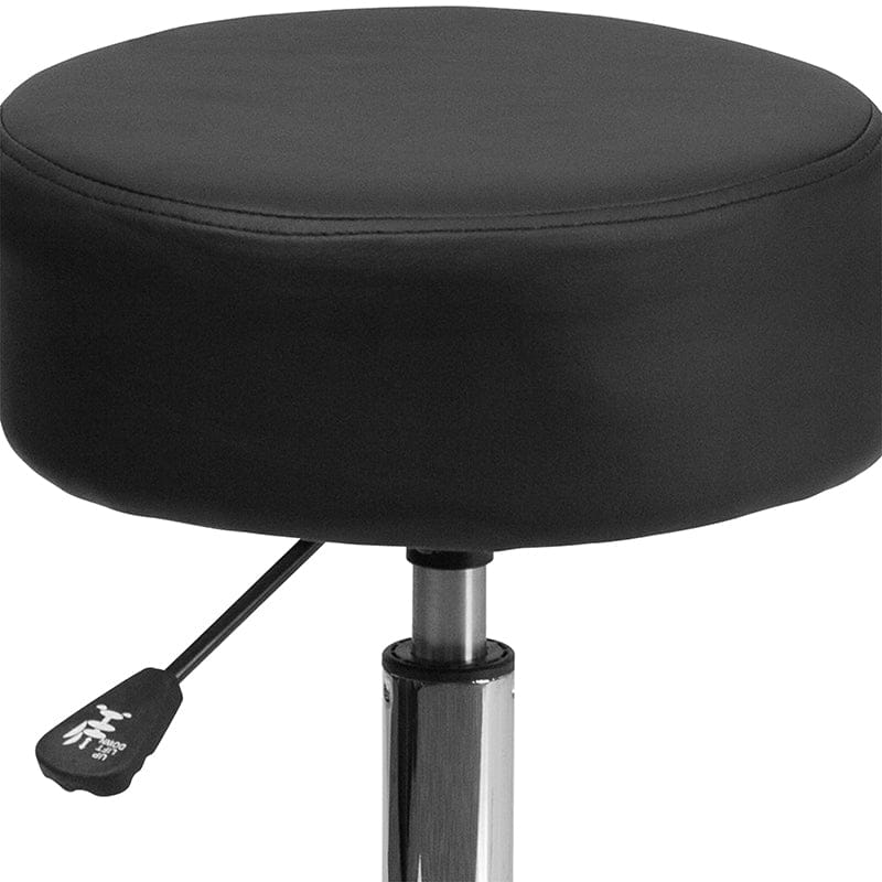 Medical Ergonomic Stool with Chrome Base [BT-191-1-GG] A-Z Store Nadia