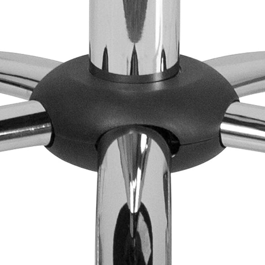 Medical Ergonomic Stool with Chrome Base [BT-191-1-GG] A-Z Store Nadia