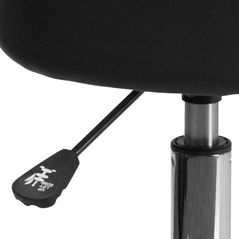 Medical Ergonomic Stool with Chrome Base [BT-191-1-GG] A-Z Store Nadia