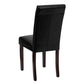 Black LeatherSoft Parsons Chair - BT-350-BK-LEA-023-GG A-Z Store Nadia