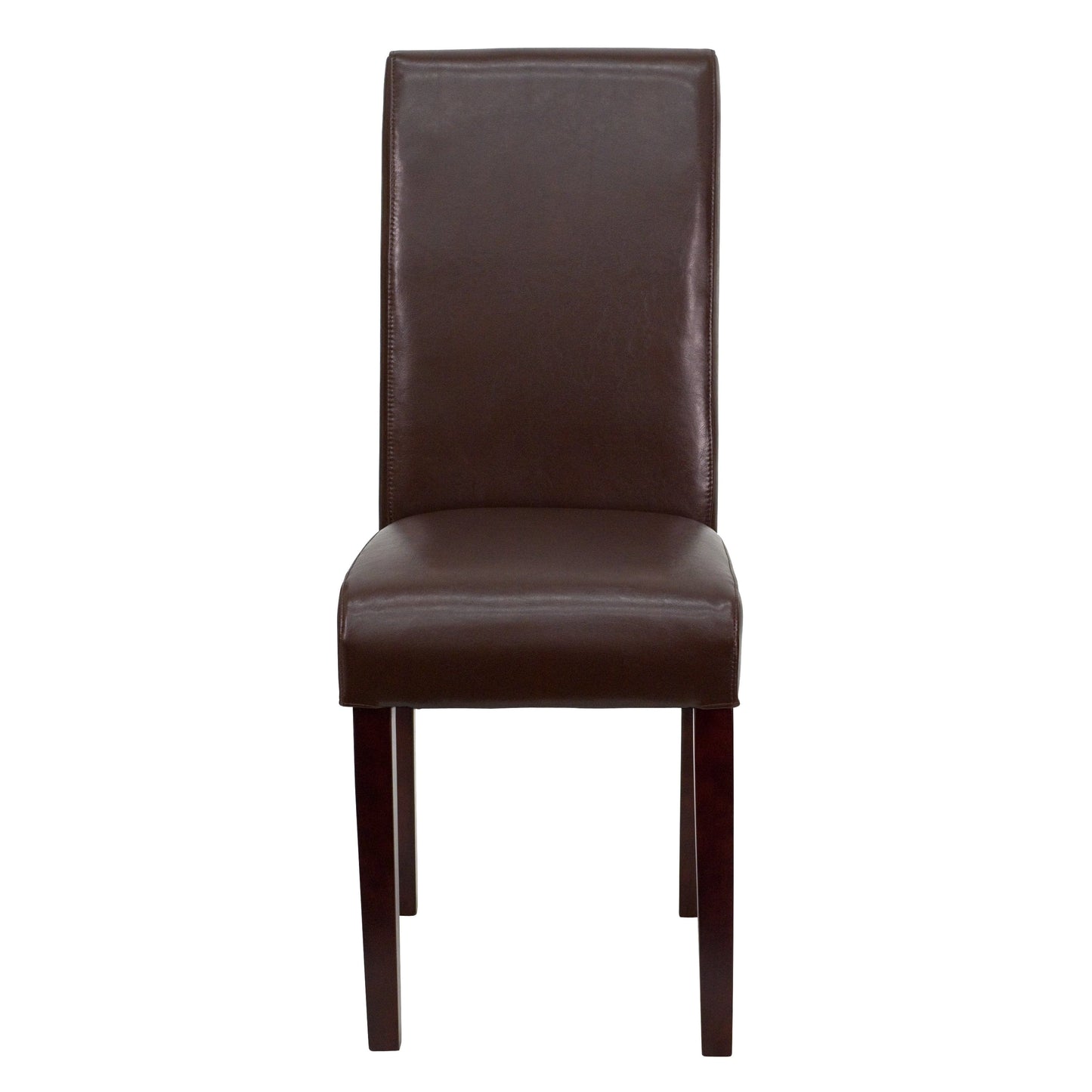 Black LeatherSoft Parsons Chair - BT-350-BK-LEA-023-GG A-Z Store Nadia