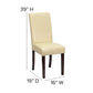 Black LeatherSoft Parsons Chair - BT-350-BK-LEA-023-GG A-Z Store Nadia