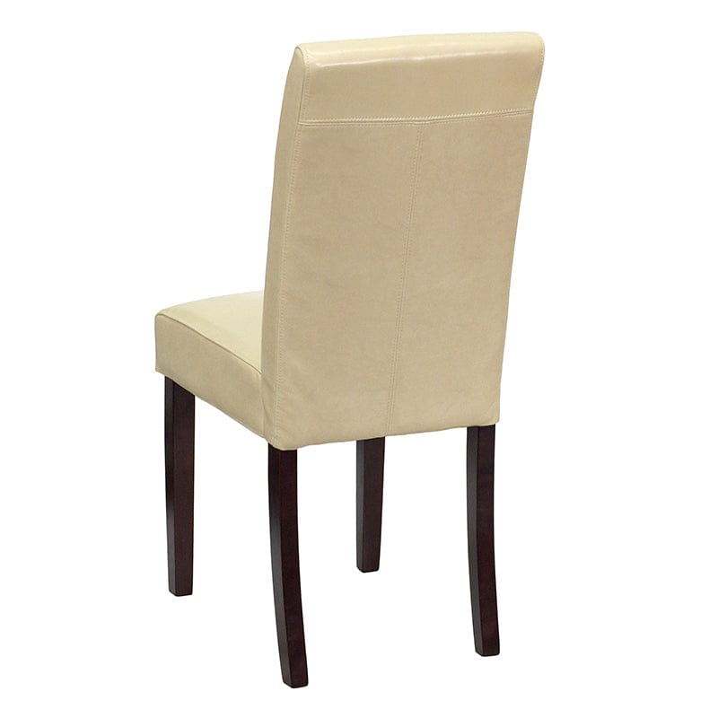 Black LeatherSoft Parsons Chair - BT-350-BK-LEA-023-GG A-Z Store Nadia
