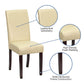 Black LeatherSoft Parsons Chair - BT-350-BK-LEA-023-GG A-Z Store Nadia