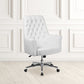 Mid-Back Traditional Tufted Black LeatherSoft Executive Swivel Office Chair with Arms - BT-444-MID-BK-GG A-Z Store Nadia