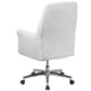 Mid-Back Traditional Tufted Black LeatherSoft Executive Swivel Office Chair with Arms - BT-444-MID-BK-GG A-Z Store Nadia