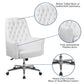 Mid-Back Traditional Tufted Black LeatherSoft Executive Swivel Office Chair with Arms - BT-444-MID-BK-GG A-Z Store Nadia