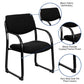 Black Fabric Executive Side Reception Chair with Sled Base - BT-508-BK-GG A-Z Store Nadia