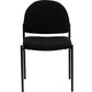 Comfort Black Fabric Stackable Steel Side Reception Chair - BT-515-1-BK-GG A-Z Store Nadia