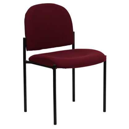 Comfort Black Fabric Stackable Steel Side Reception Chair - BT-515-1-BK-GG A-Z Store Nadia