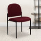 Comfort Black Fabric Stackable Steel Side Reception Chair - BT-515-1-BK-GG A-Z Store Nadia