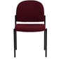 Comfort Black Fabric Stackable Steel Side Reception Chair - BT-515-1-BK-GG A-Z Store Nadia