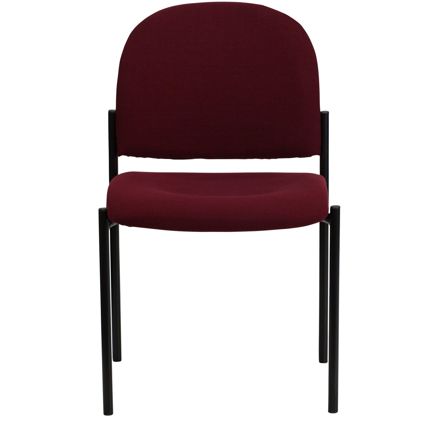 Comfort Black Fabric Stackable Steel Side Reception Chair - BT-515-1-BK-GG A-Z Store Nadia