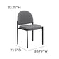 Comfort Black Fabric Stackable Steel Side Reception Chair - BT-515-1-BK-GG A-Z Store Nadia