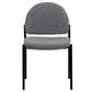 Comfort Black Fabric Stackable Steel Side Reception Chair - BT-515-1-BK-GG A-Z Store Nadia