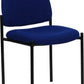 Comfort Black Fabric Stackable Steel Side Reception Chair - BT-515-1-BK-GG A-Z Store Nadia