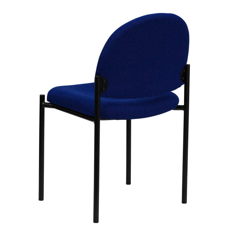 Comfort Black Fabric Stackable Steel Side Reception Chair - BT-515-1-BK-GG A-Z Store Nadia