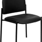 Comfort Black Fabric Stackable Steel Side Reception Chair - BT-515-1-BK-GG A-Z Store Nadia