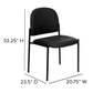 Comfort Black Fabric Stackable Steel Side Reception Chair - BT-515-1-BK-GG A-Z Store Nadia