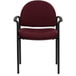 Comfort Black Fabric Stackable Steel Side Reception Chair with Arms - BT-516-1-BK-GG A-Z Store Nadia