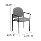 Comfort Black Fabric Stackable Steel Side Reception Chair with Arms - BT-516-1-BK-GG A-Z Store Nadia