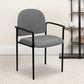 Comfort Black Fabric Stackable Steel Side Reception Chair with Arms - BT-516-1-BK-GG A-Z Store Nadia