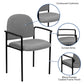 Comfort Black Fabric Stackable Steel Side Reception Chair with Arms - BT-516-1-BK-GG A-Z Store Nadia