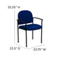 Comfort Black Fabric Stackable Steel Side Reception Chair with Arms - BT-516-1-BK-GG A-Z Store Nadia