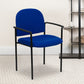 Comfort Black Fabric Stackable Steel Side Reception Chair with Arms - BT-516-1-BK-GG A-Z Store Nadia