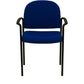 Comfort Black Fabric Stackable Steel Side Reception Chair with Arms - BT-516-1-BK-GG A-Z Store Nadia