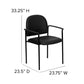 Comfort Black Fabric Stackable Steel Side Reception Chair with Arms - BT-516-1-BK-GG A-Z Store Nadia