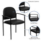 Comfort Black Fabric Stackable Steel Side Reception Chair with Arms - BT-516-1-BK-GG A-Z Store Nadia