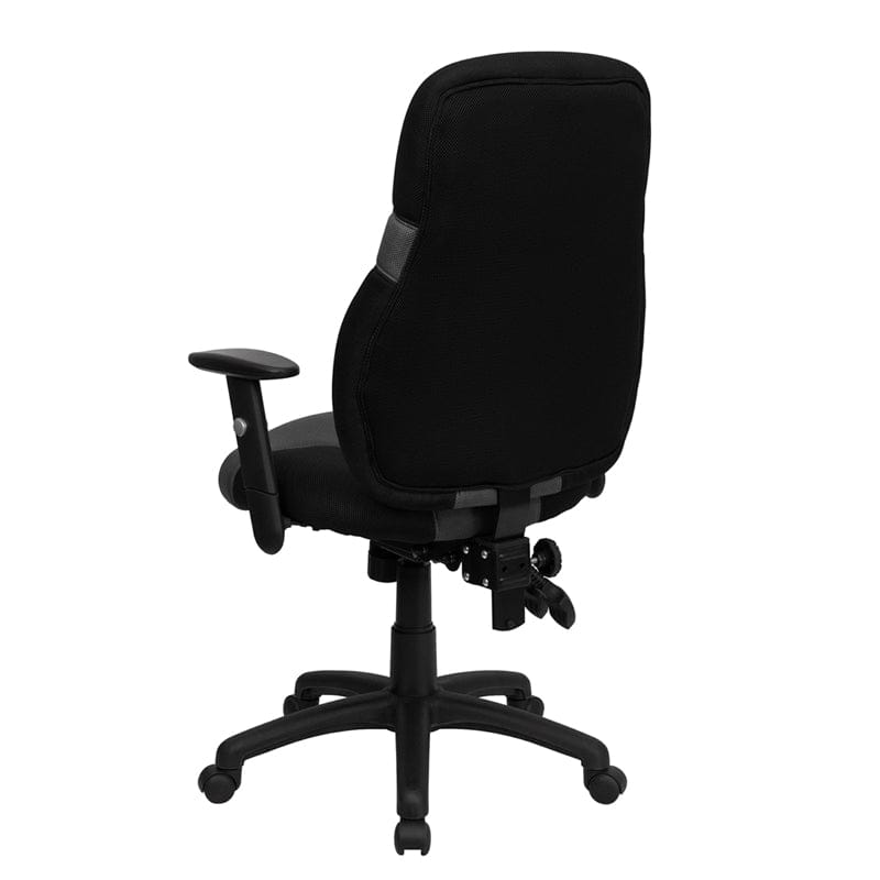 High Back Ergonomic Black and Gray Mesh Swivel Task Office Chair with Adjustable Arms - BT-6001-GYBK-GG A-Z Store Nadia