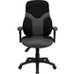 High Back Ergonomic Black and Gray Mesh Swivel Task Office Chair with Adjustable Arms - BT-6001-GYBK-GG A-Z Store Nadia