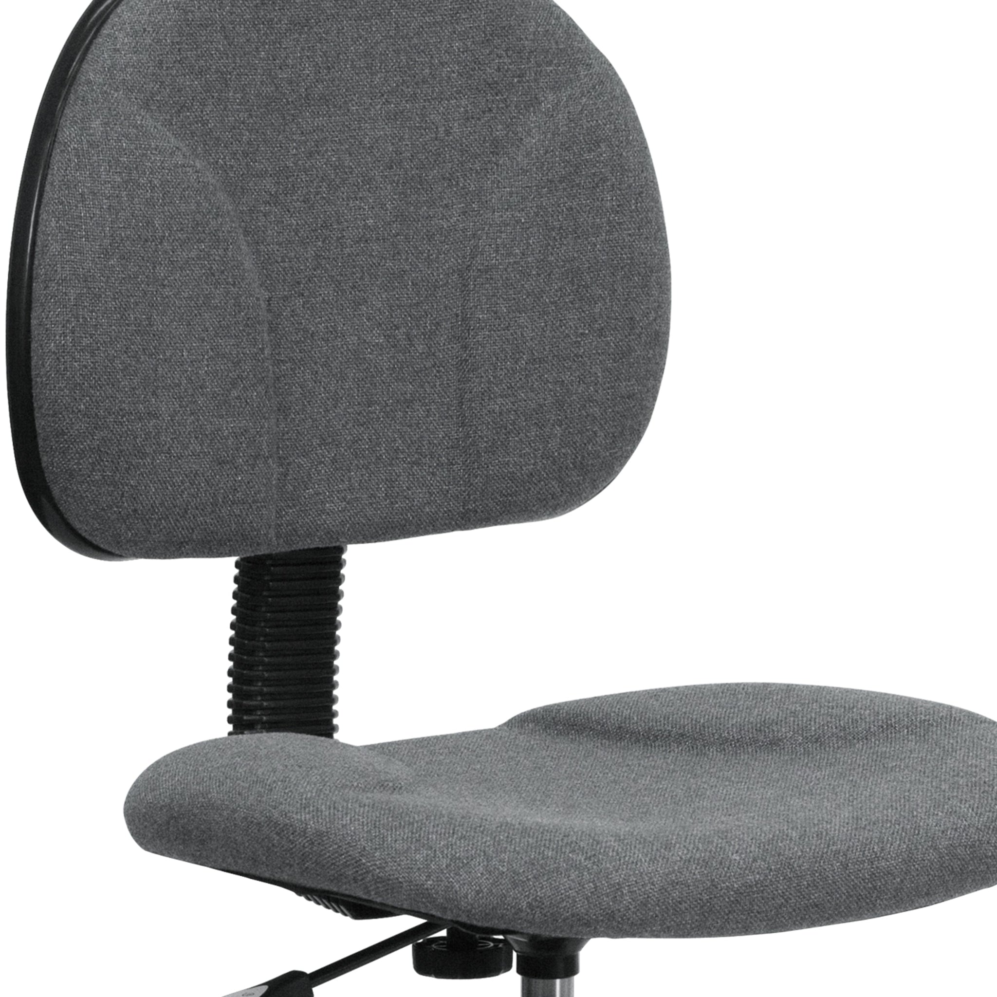 Black Patterned Fabric Drafting Chair - BT-659-BLK-GG
