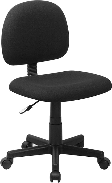 Mid-Back Black Fabric Swivel Task Office Chair - BT-660-BK-GG A-Z Store Nadia