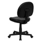 Mid-Back Black LeatherSoft Swivel Ergonomic Task Office Chair with Back Depth Adjustment - BT-688-BK-GG A-Z Store Nadia