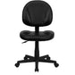 Mid-Back Black LeatherSoft Swivel Ergonomic Task Office Chair with Back Depth Adjustment - BT-688-BK-GG A-Z Store Nadia