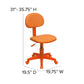 Blue Mesh Swivel Task Office Chair - BT-698-BLUE-GG A-Z Store Nadia