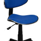 Blue Fabric Swivel Ergonomic Task Office Chair - BT-699-BLUE-GG A-Z Store Nadia
