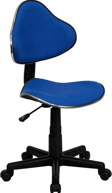 Blue Fabric Swivel Ergonomic Task Office Chair - BT-699-BLUE-GG A-Z Store Nadia