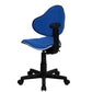 Blue Fabric Swivel Ergonomic Task Office Chair - BT-699-BLUE-GG A-Z Store Nadia