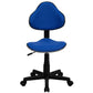 Blue Fabric Swivel Ergonomic Task Office Chair - BT-699-BLUE-GG A-Z Store Nadia