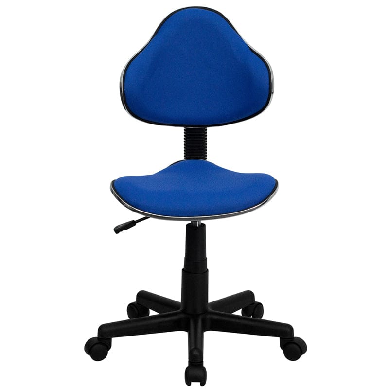 Blue Fabric Swivel Ergonomic Task Office Chair - BT-699-BLUE-GG A-Z Store Nadia