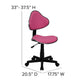 Blue Fabric Swivel Ergonomic Task Office Chair - BT-699-BLUE-GG A-Z Store Nadia