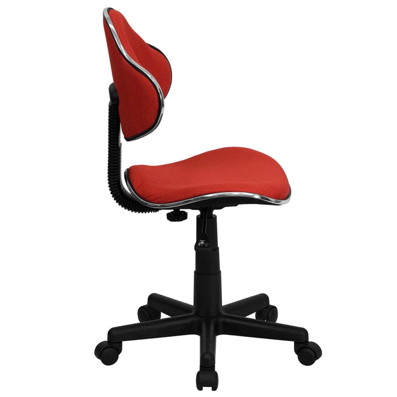 Blue Fabric Swivel Ergonomic Task Office Chair - BT-699-BLUE-GG A-Z Store Nadia