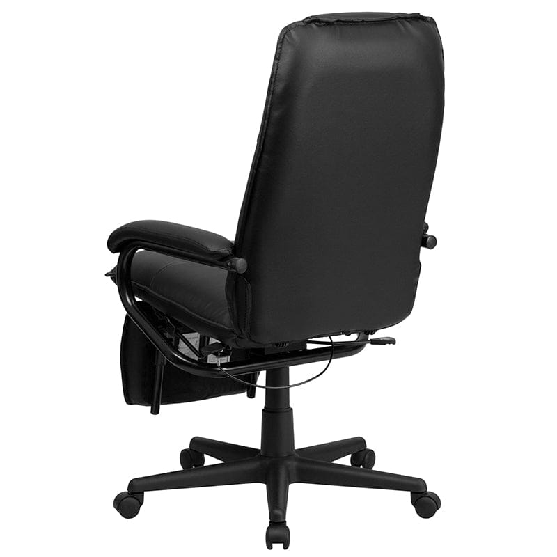 High Back Burgundy LeatherSoft Executive Reclining Ergonomic Swivel Office Chair with Arms - BT-70172-BG-GG A-Z Store Nadia